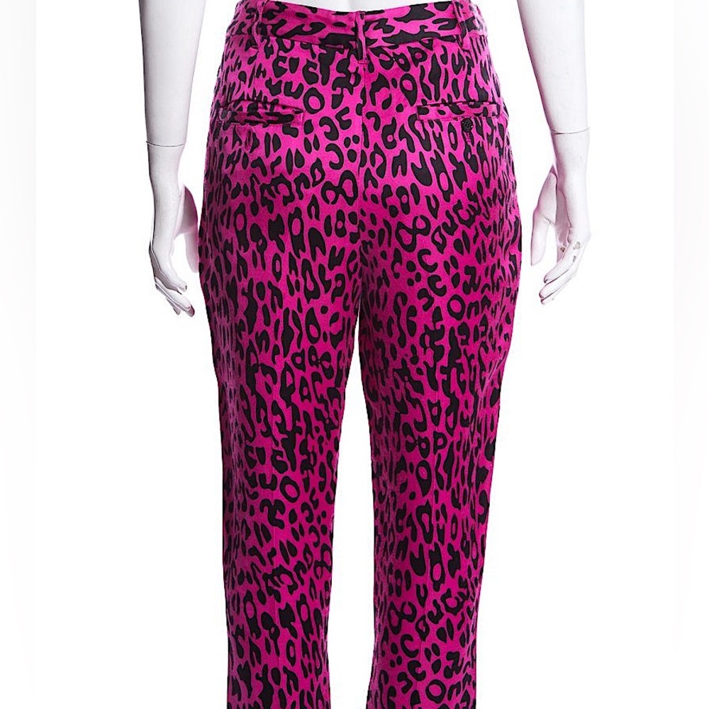 Robert Rodriguez Pink Leopard Pants